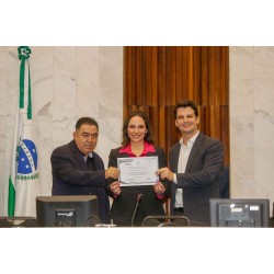 Deputada Maria Victoria homenageia líderes comunitários